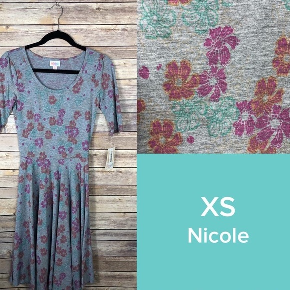 LuLaRoe | Dresses | Xs Lularoe Nicole 